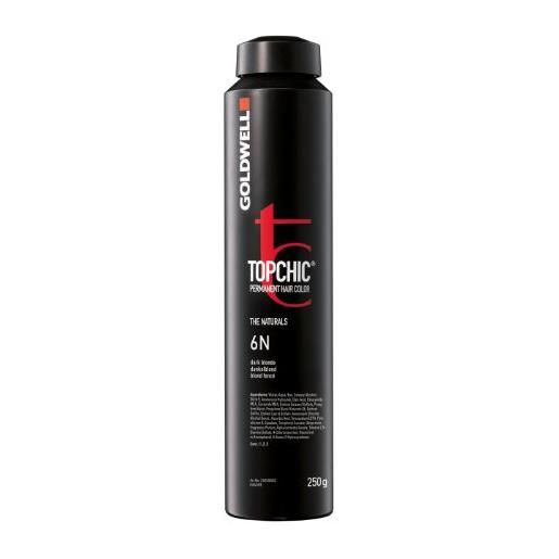 Goldwell topchic hair color coloration (can), 6bp pearly couture marrone chiaro, 250 ml
