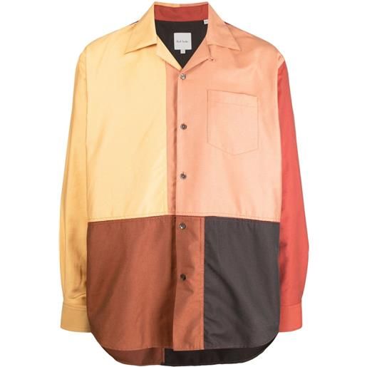Paul Smith camicia con design color-block - multicolore