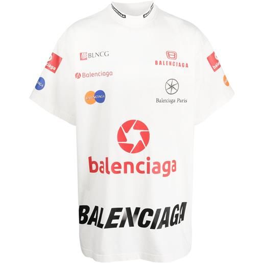 Balenciaga t-shirt top league - bianco