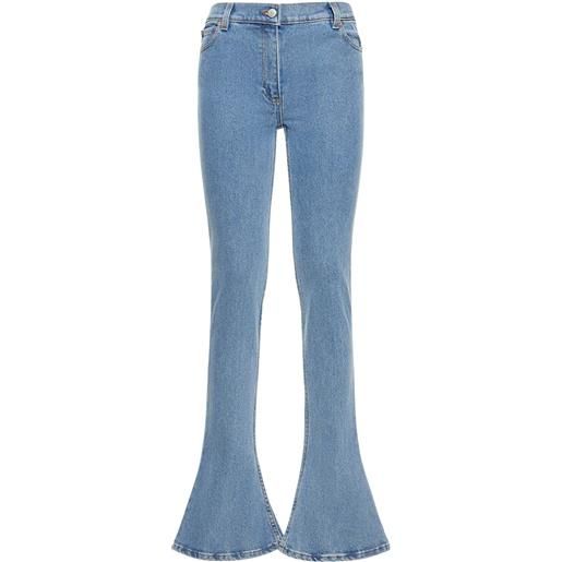 MAGDA BUTRYM jeans vita bassa in denim di cotone