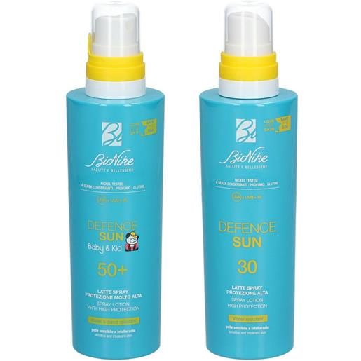 Defence sun b&k latte spr 50+ + 30 200ml 200+200 ml set