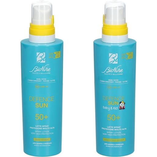 Defence sun b&k latte spr 50+ + spr50+ 200ml 200+200 ml set