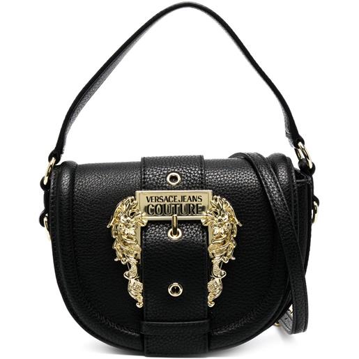 Versace Jeans Couture borsa a spalla con catena - nero
