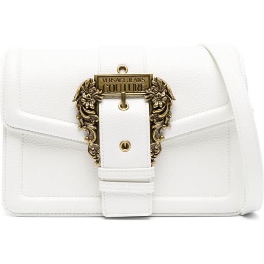 Versace Jeans Couture borsa a tracolla con fibbia - bianco