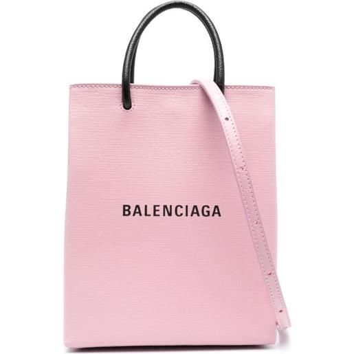 Balenciaga borsa tote con stampa - rosa