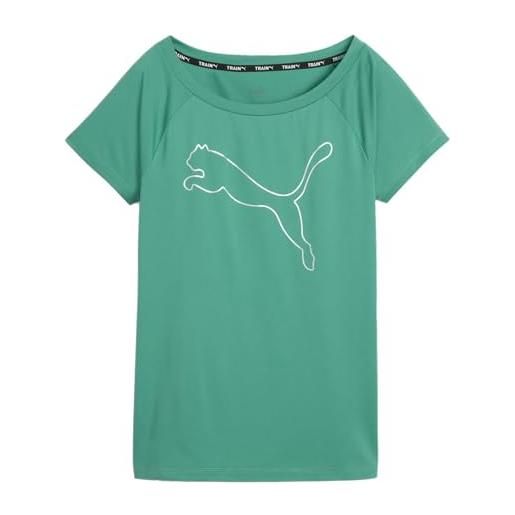 PUMA maglietta per gatti in jersey preferito del treno, tee donna, verde frizzante, xxl