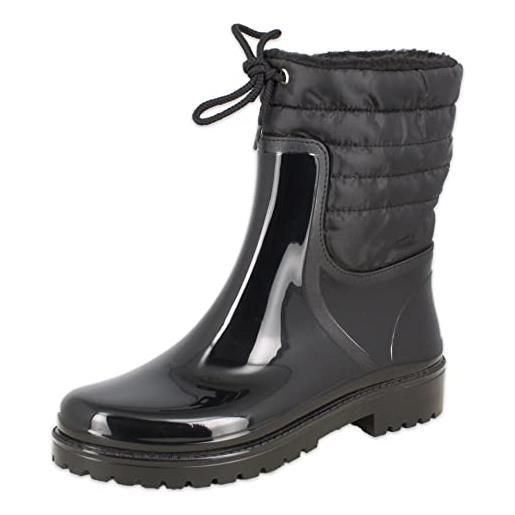 Beck townie, chelsea boot donna, nero, 37 eu