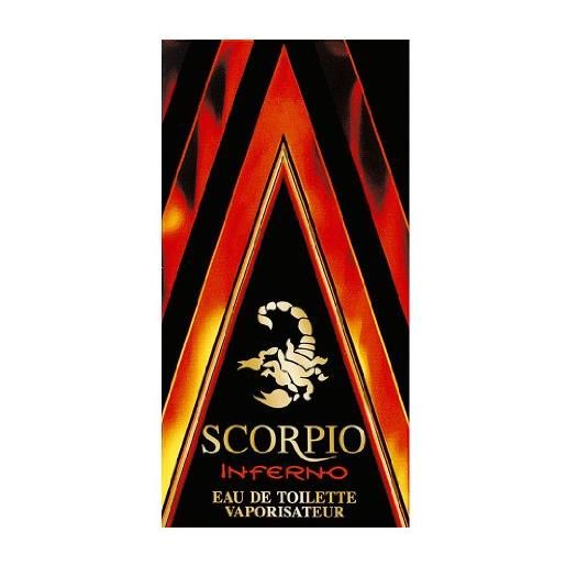 Scorpio - profumo eau de toilette da uomo, inferno, flacone spray da 75 ml