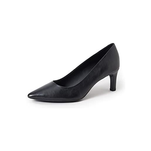 Geox d bibbiana a, scarpa décolléte donna, nero (black c9997), 37.5 eu