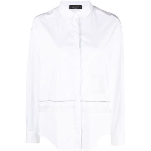 Fabiana Filippi camicia con applicazione - bianco