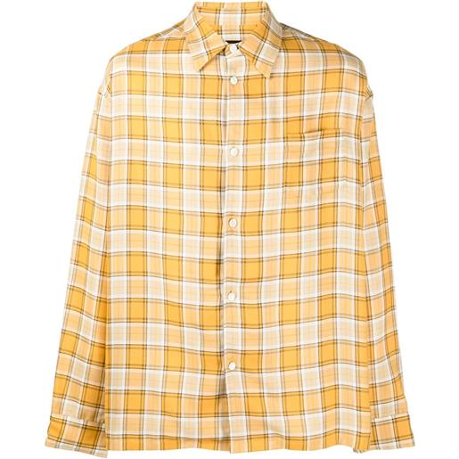 Undercover camicia con applicazione - giallo