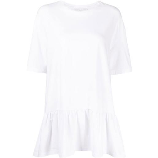 Fabiana Filippi t-shirt con peplum - bianco