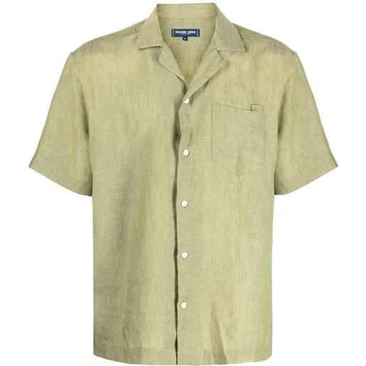 Frescobol Carioca camicia con colletto ampio - verde
