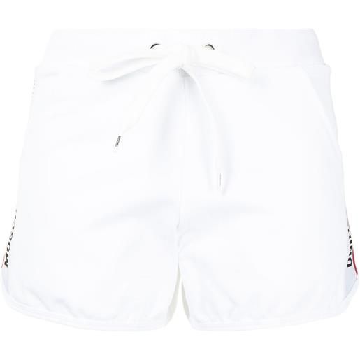 Moschino shorts con coulisse - bianco