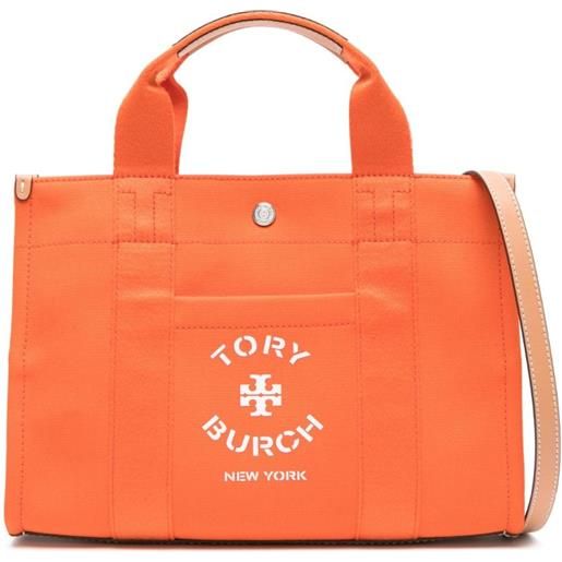Tory Burch borsa tote tory piccola - arancione