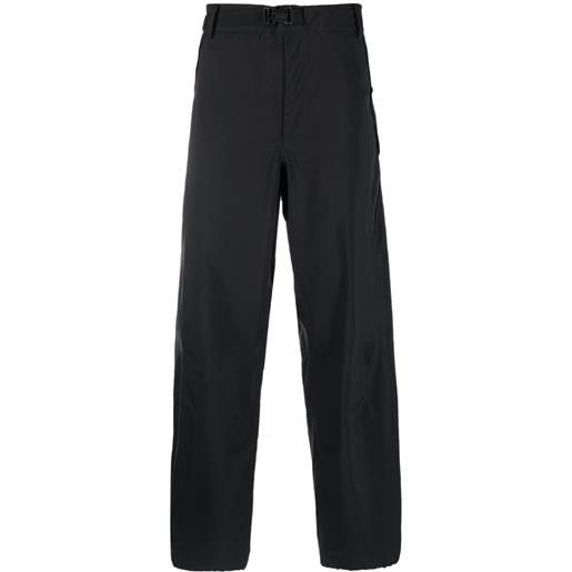 C.P. Company pantaloni dritti con cintura - nero