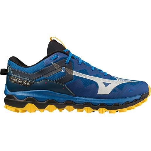 Mizuno wave mujin 9 trail running shoes blu eu 40 1/2 uomo