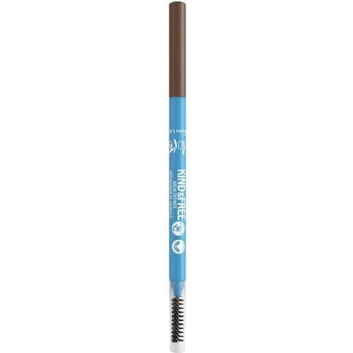 Rimmel kind & free brown definer - matita sopracciglia n. 005 chocolate