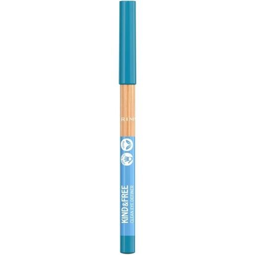 Rimmel kind & free clean eye definer - matita occhi n. 06 anime blue