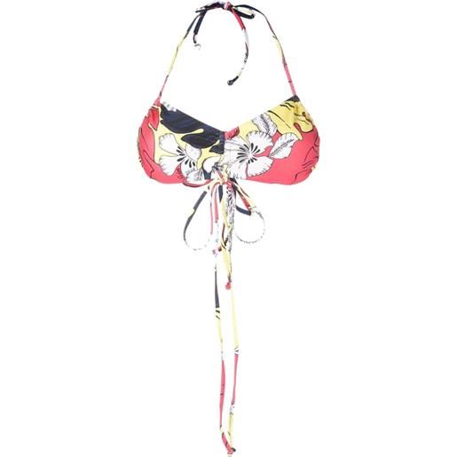 Moschino top bikini a fiori