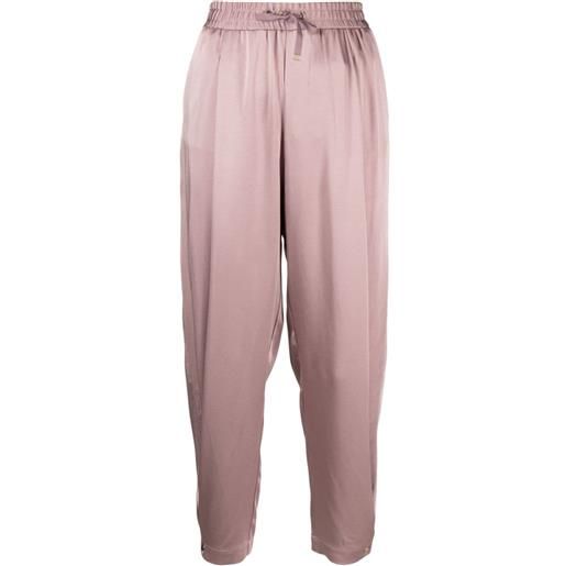 Herno pantaloni con coulisse - rosa