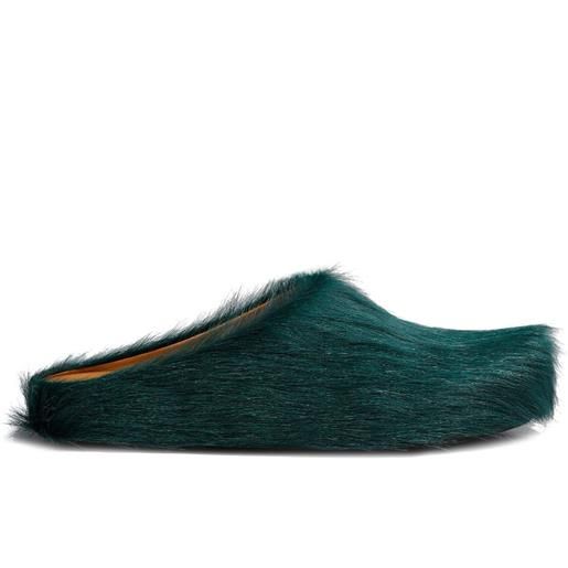 Marni slippers fussbett sabot - verde