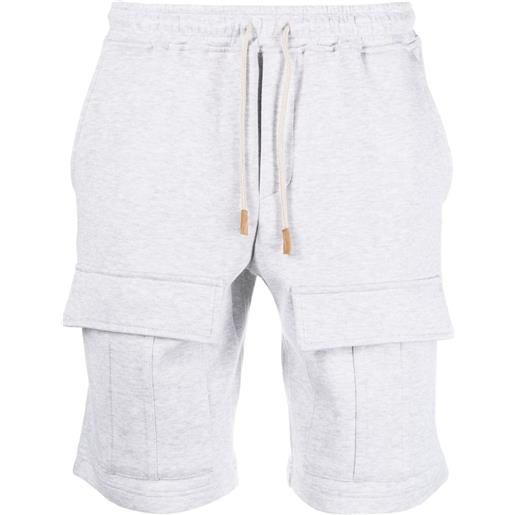 Eleventy shorts sportivi con coulisse - grigio