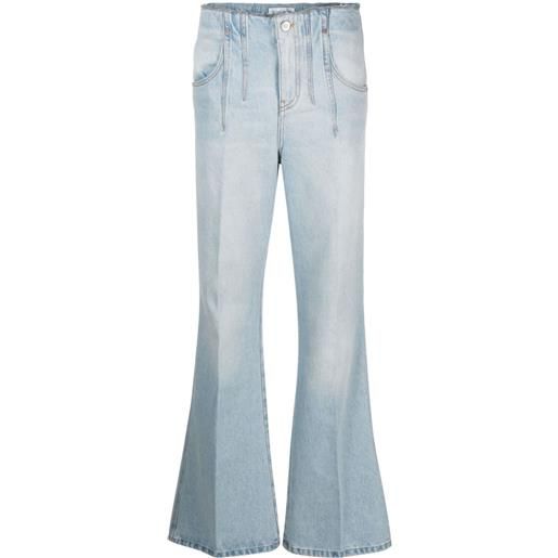 Victoria Beckham pantaloni svasati - blu