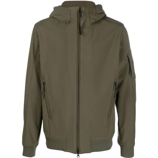 C.P. Company giacca shell-r con cappuccio - verde