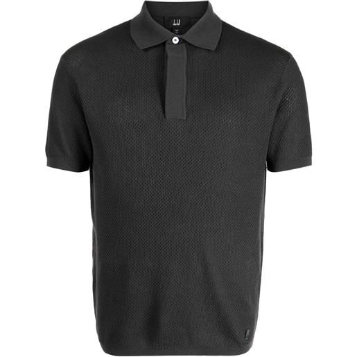 Dunhill polo a rete - grigio