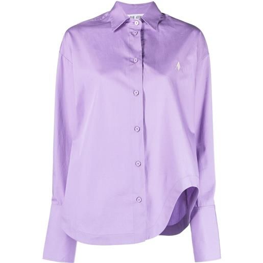 The Attico camicia eliza con cut-out - viola