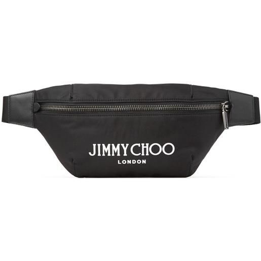 Jimmy Choo marsupio finsley con stampa - nero