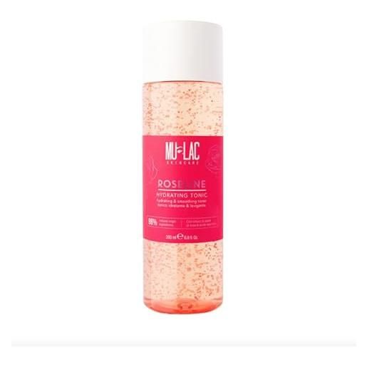 Mulac cosmetics roseline tonico idratante e levigante con rosa damascena e acido ialuronico vegan 200 ml
