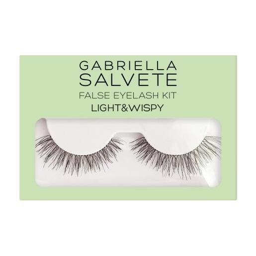 Gabriella Salvete false eyelash kit light & wispy ciglia finte 1 pz