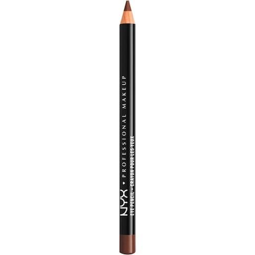 NYX Professional Makeup trucco degli occhi eyeliner kajal slim eye pencil charcoal
