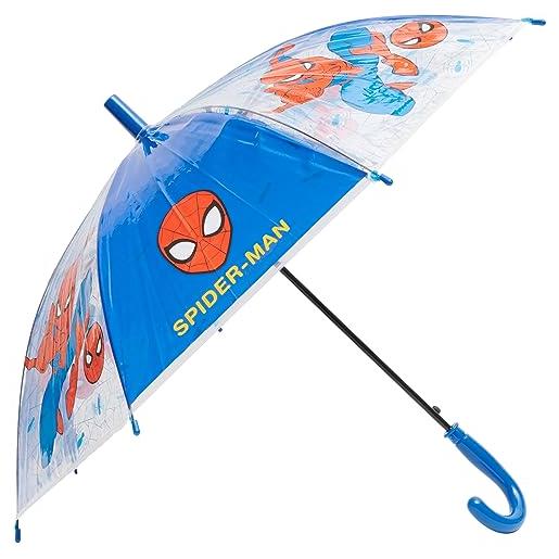 Disney ombrello spiderman 69.5 cm, blu, parapluie 69,5 cm, ombrello