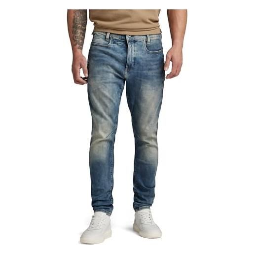 G-STAR RAW d-staq 3d slim jeans donna , blu (medium aged d05385-8968-071), 32w / 36l