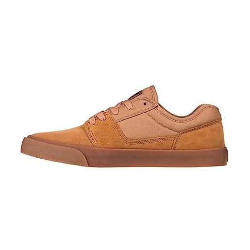 DC Shoes tonico, scarpe da ginnastica uomo, grigio asfalto, 38.5 eu