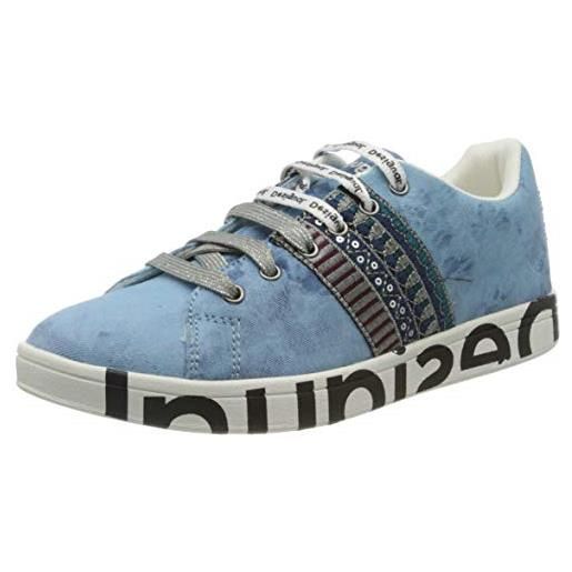 Desigual shoes cosmic exotic, scarpe da ginnastica donna, blu denim dark blue 5008, 36 eu