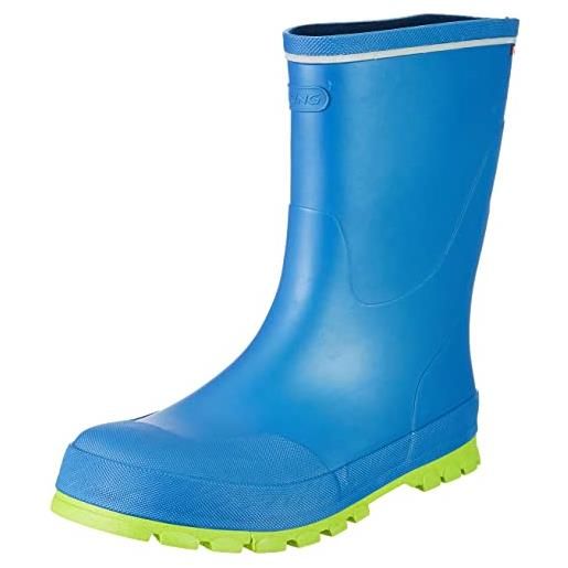 Viking jolly, rain boot, unisex - adulto, ocean acid green, 38 eu