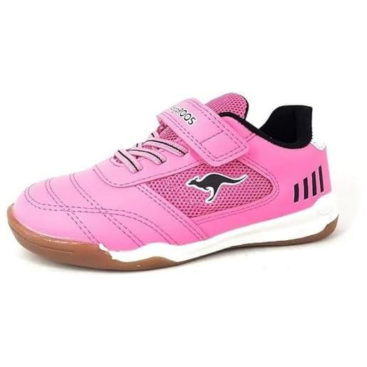 KangaROOS k-bilyard ev, scarpe sportive donna, neon pink jet black, 37 eu
