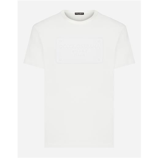 Dolce & Gabbana cotton t-shirt with embossed logo