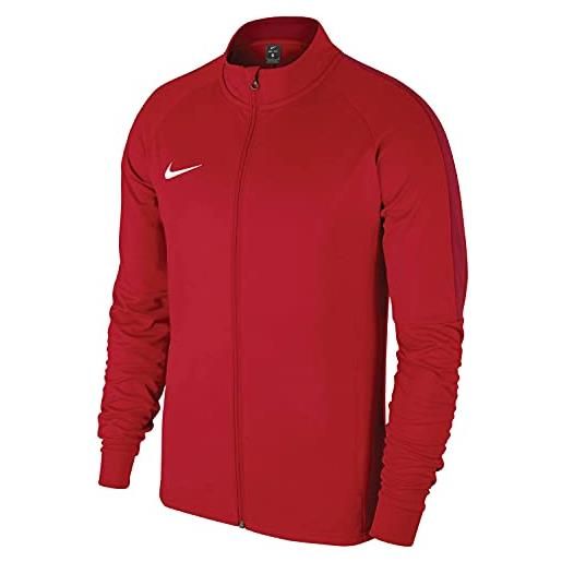 Nike academy 18 knit track jacket, felpa unisex-adulto, university red/gym red/(white), xl