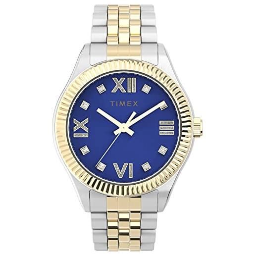 Timex orologio analogico al quarzo donna con cinturino in acciaio inossidabile tw2v45800