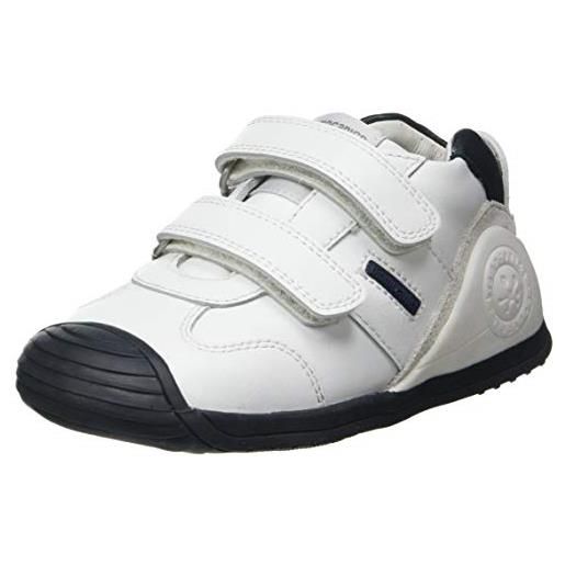 Biomecanics 151157, scarpe da ginnastica, bianco e blu super soft, 20 eu