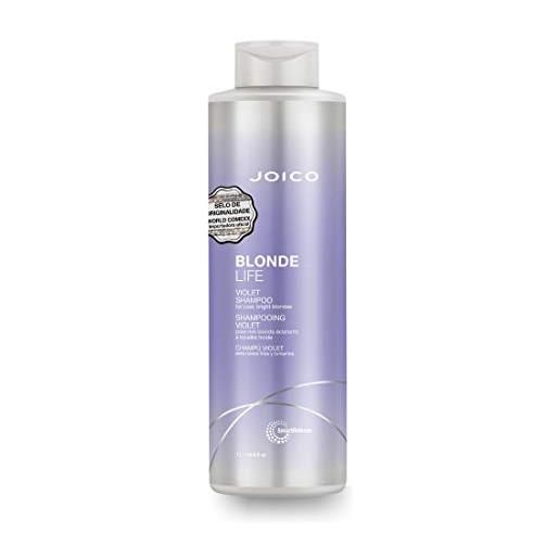 Joico blonde life violet shampoo 1000ml - shampoo antigiallo