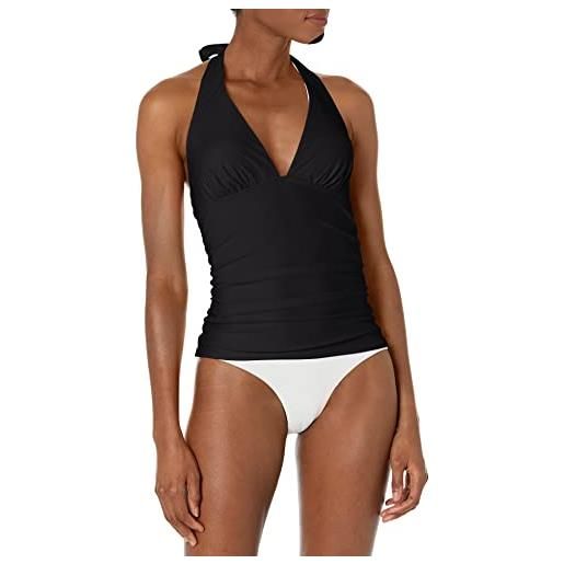 Tommy Hilfiger tz2ks204-nero-piccolo parte superiore di costume tankini, true black, s donna