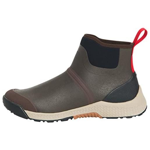 Muck Boots outscape chelsea, stivali in gomma uomo, marrone e rosso, 49 eu