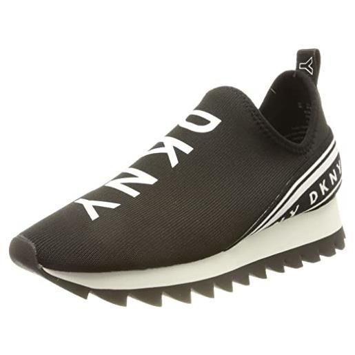 DKNY abbi, scarpe da ginnastica donna, black, 40 eu