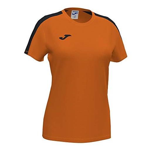 Joma sport, shirt women's, arancione-nero, l